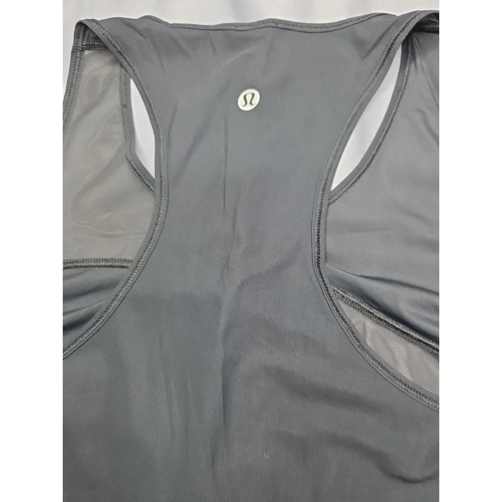 Lululemon Tank Top Womens 6 Black Performance Running Yoga Athleisure Jogging